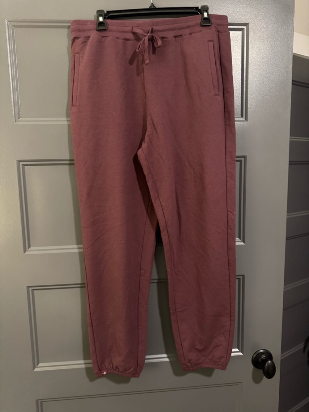 Barefoot Dreams Maroon Drawstring Joggers - Picture 5 of 5